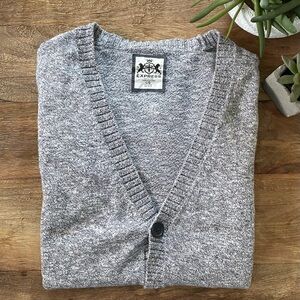 EXPRESS - Heather Gray Men's Cardigan